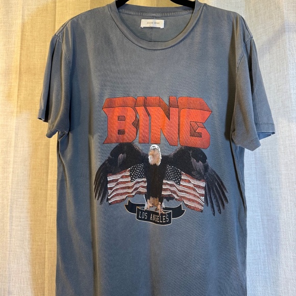 ANINE BING Vintage-Style Eagle Graphic Tee – Size S - Picture 3 of 10